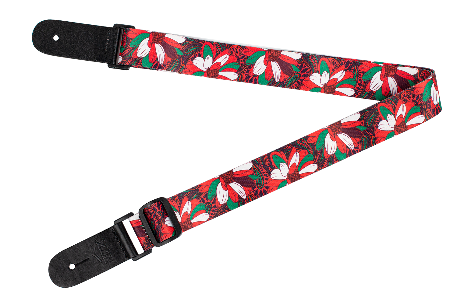 XTR | LS307 | Ukulele Strap | Red/White/Green Design XTR | LS307 | Ukulele Strap | Red/White/Green Design